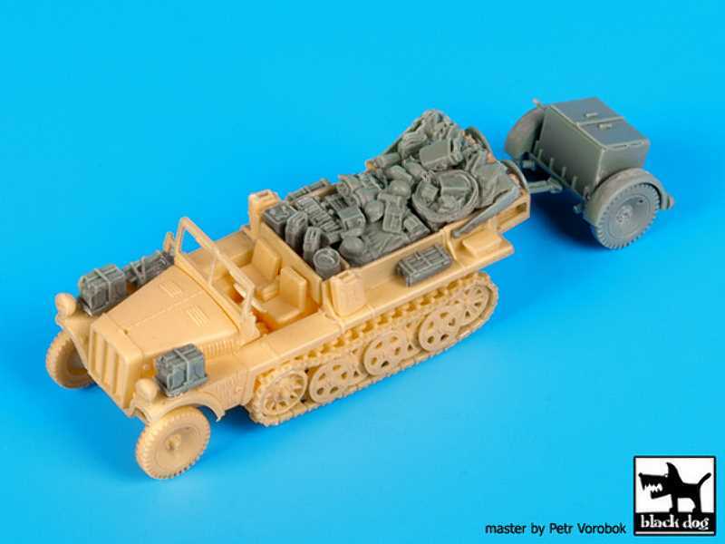 Sd.Kfz 10 With Sd.Ah.32 Accessories Set For Mk 72 - zdjęcie 1 Sd.Kfz 10 With Sd.Ah.32 Accessories Set For Mk 72 - zdjęcie 1