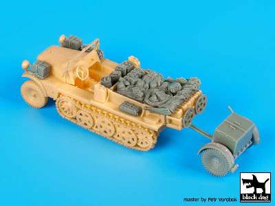 Sd.Kfz 10 With Sd.Ah.32 Accessories Set For Mk 72 - zdjęcie 2