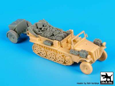 Sd.Kfz 10 With Sd.Ah.32 Accessories Set For Mk 72 - zdjęcie 3