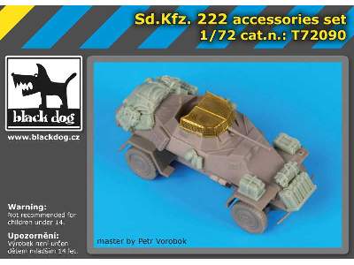 Sd.Kfz 222 Accessories Set For Dragon - zdjęcie 5