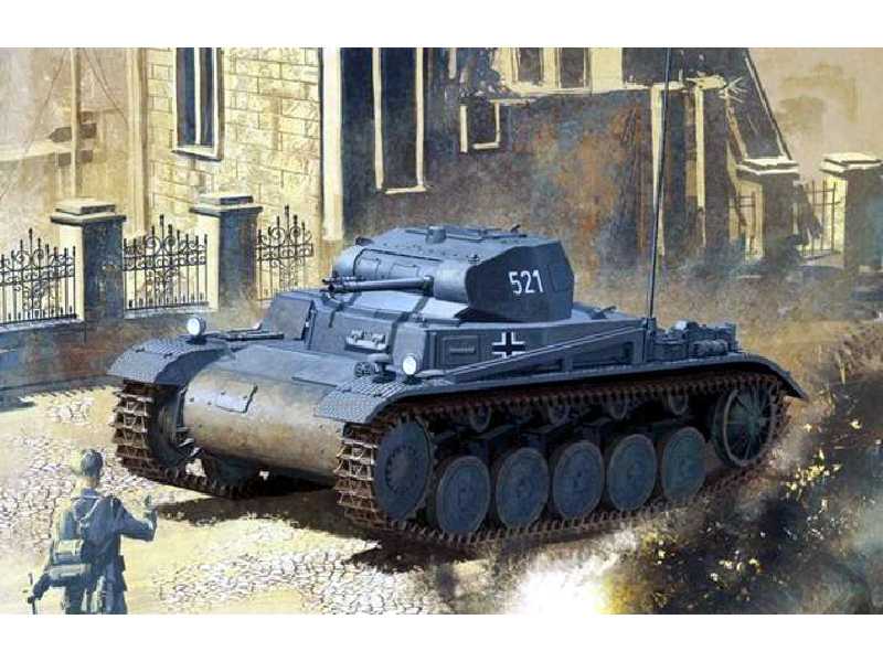 Czołg Pz.Kpfw.II Ausf.B - Smart Kit - zdjęcie 1 Czołg Pz.Kpfw.II Ausf.B - Smart Kit - zdjęcie 1