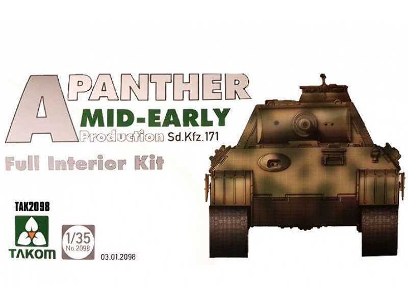 Panther Ausf. A Sd.Kfz.171 środkowa produkcja - z wnętrzem - zdjęcie 1