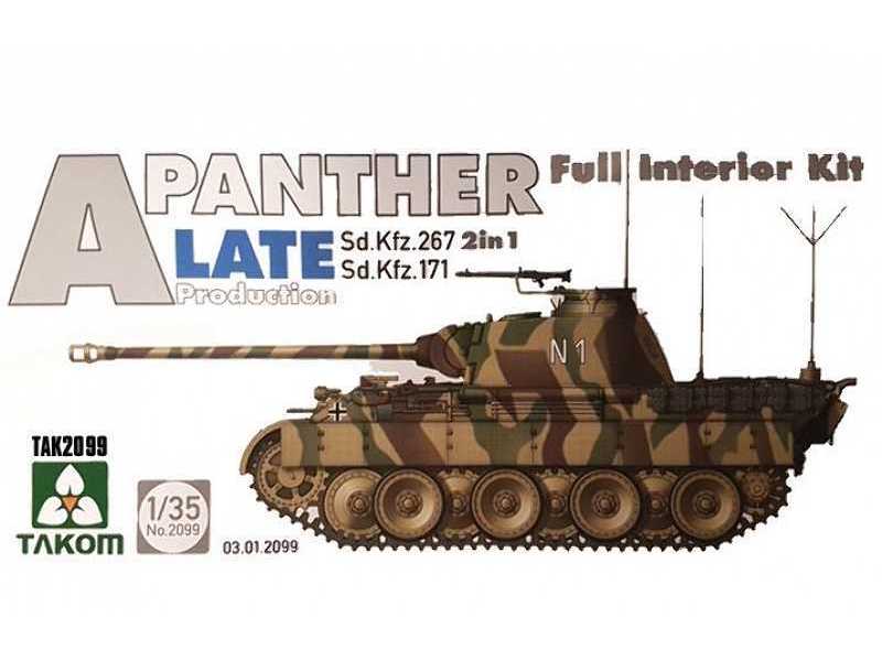 Panther Ausf. A Sd.Kfz.171, 267 końcowa produkcja - z wnętrzem - zdjęcie 1 Panther Ausf. A Sd.Kfz.171, 267 końcowa produkcja - z wnętrzem - zdjęcie 1