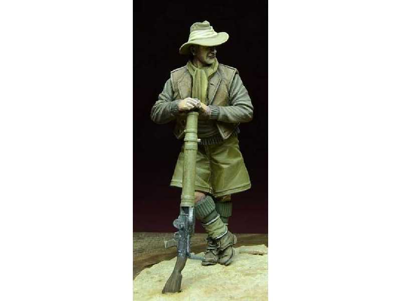 Lrdg Soldier With Lewis Gun North Africa 1940-43 - zdjęcie 1 Lrdg Soldier With Lewis Gun North Africa 1940-43 - zdjęcie 1