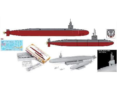 U.S.S. Maryland (SSBN-738) + U.S.S. Chicago (SSN-721)  - zdjęcie 1