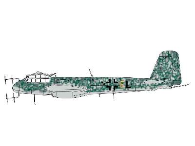 Junkers Ju88G-6 "Nachtjager" + piloci Luftwaffe  - zdjęcie 1