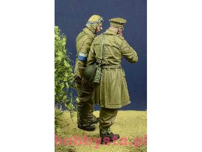 II W.Ś. Bef Officer & Dispatch Rider, France 1940 - zdjęcie 4