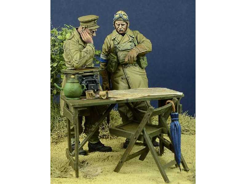 II W.Ś. Bef Officer & Dispatch Rider W Bef Hq Acc. - zdjęcie 1 II W.Ś. Bef Officer & Dispatch Rider W Bef Hq Acc. - zdjęcie 1