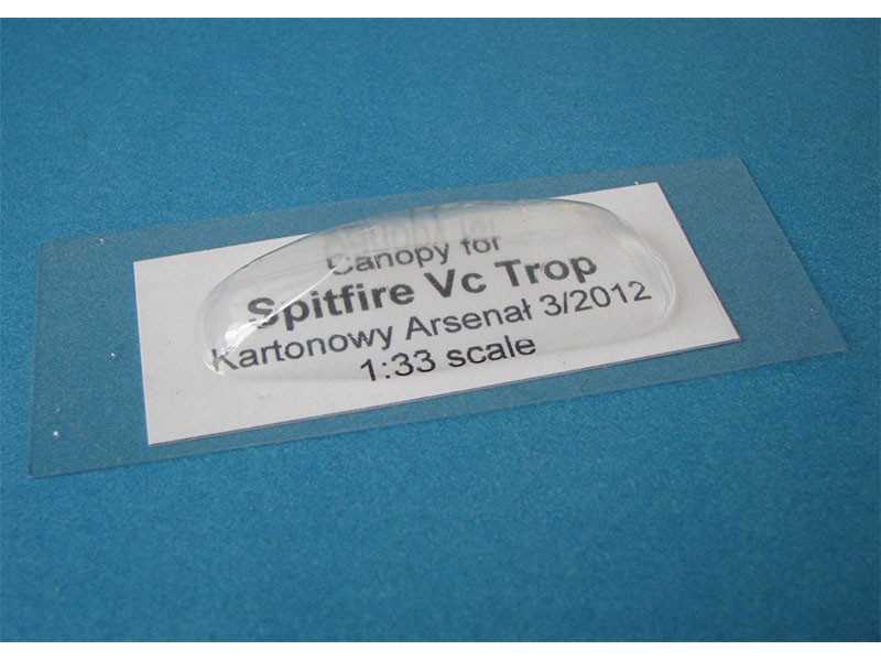 Canopy For Spitfire Mk Vc Trop - zdjęcie 1 Canopy For Spitfire Mk Vc Trop - zdjęcie 1