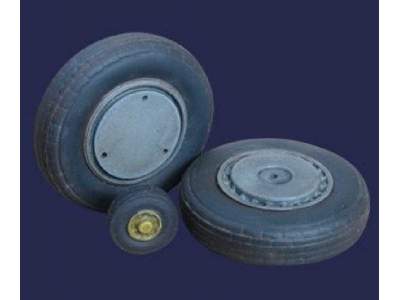 Resin Wheels To Spitfire I, Ii, V (3 Pcs) - zdjęcie 5