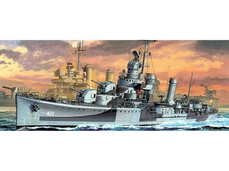 Niszczyciel U.S.S. Benson DD-421, 1945 - zdjęcie 1 Niszczyciel U.S.S. Benson DD-421, 1945 - zdjęcie 1