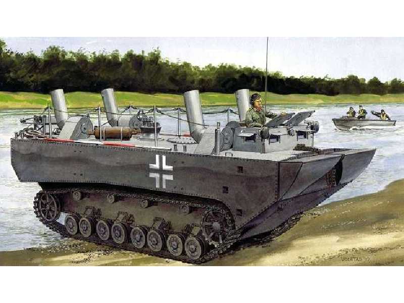 Panzerfahre Gepanzerte Landwasserschlepper (Prototype Nr.1) - zdjęcie 1 Panzerfahre Gepanzerte Landwasserschlepper (Prototype Nr.1) - zdjęcie 1