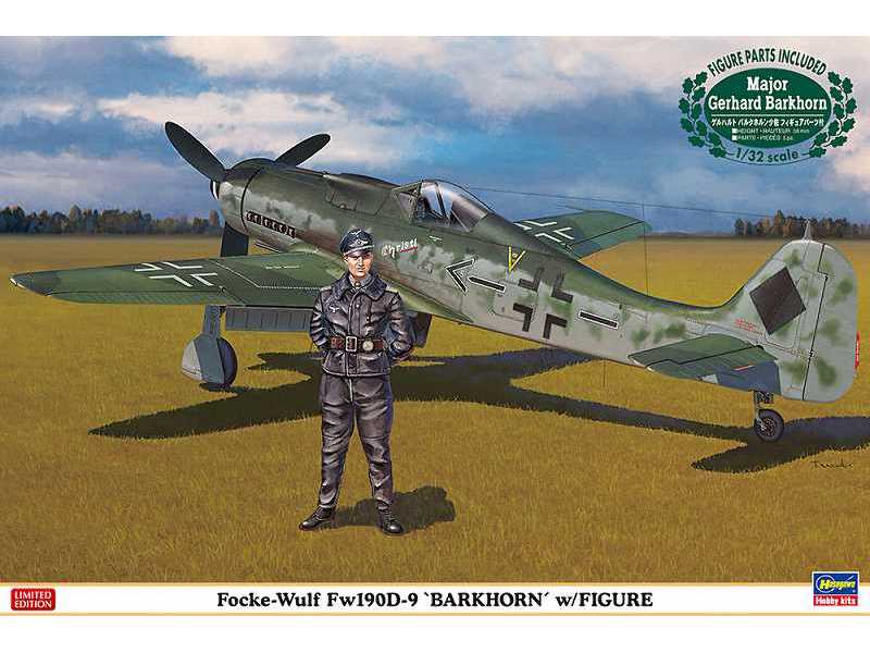 Focke-Wulf Fw 190D-9 Barkhorn z figurką - edycja limitowana - zdjęcie 1