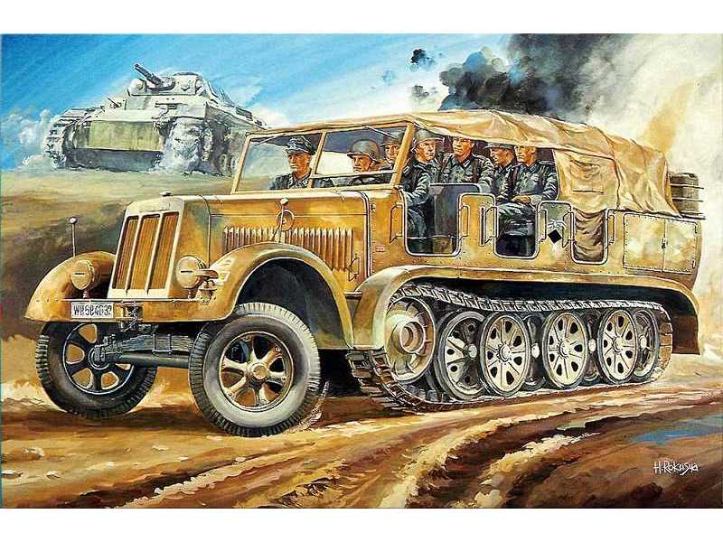Pz.Kpfw IV ausf.F2 & 8t Half Track & 88mm Gun Flak 18 - zdjęcie 1 Pz.Kpfw IV ausf.F2 & 8t Half Track & 88mm Gun Flak 18 - zdjęcie 1