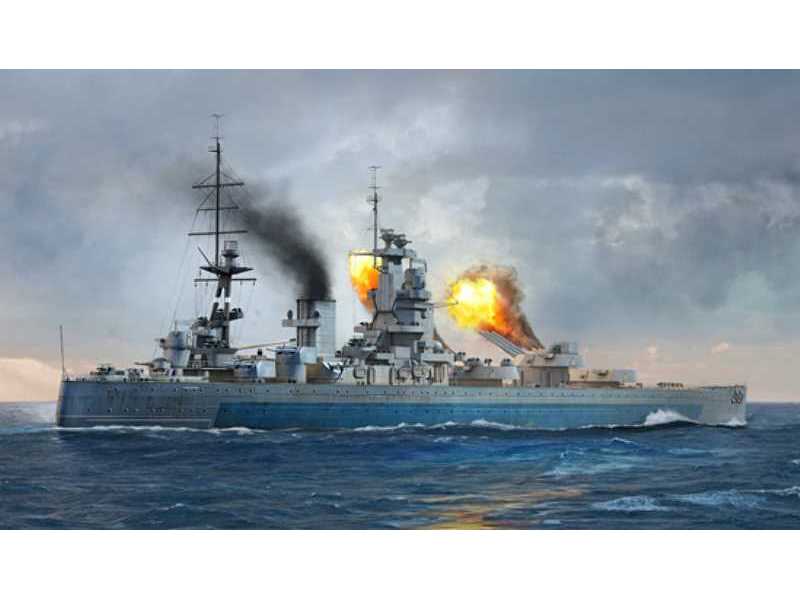 HMS Nelson 1944 brytyjski pancernik - zdjęcie 1 HMS Nelson 1944 brytyjski pancernik - zdjęcie 1