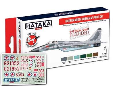 As93d Modern North Korean Af Paint Set - zdjęcie 1