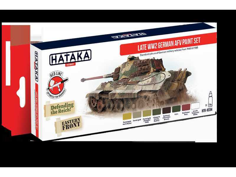 As94 Late WW2 German Afv Paint Set - zdjęcie 1 As94 Late WW2 German Afv Paint Set - zdjęcie 1