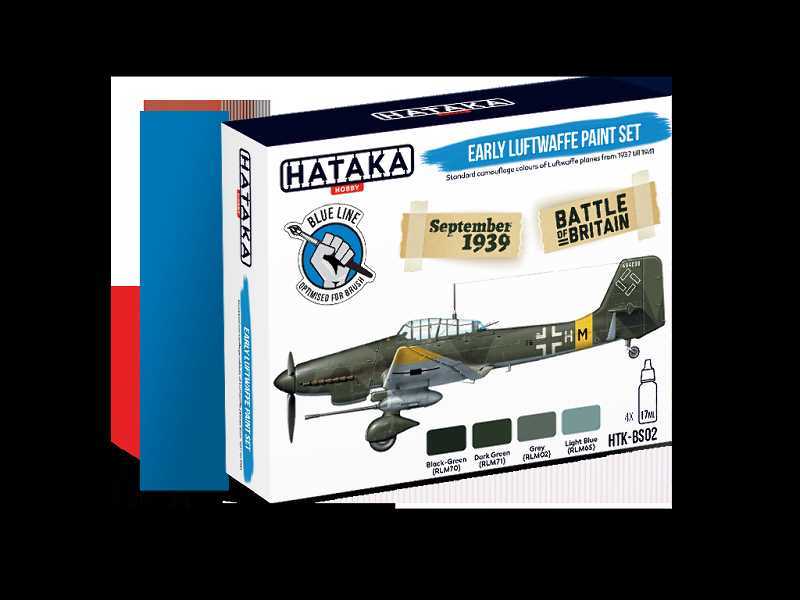 Bs02 Early Luftwaffe Paint Set - zdjęcie 1 Bs02 Early Luftwaffe Paint Set - zdjęcie 1