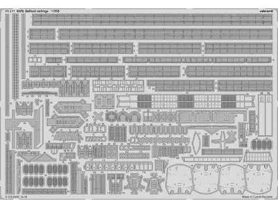 HMS Belfast railings 1/350 - Trumpeter - zdjęcie 1