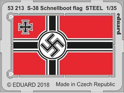 S-38 Schnellboot flag STEEL 1/35 - Italeri - zdjęcie 1