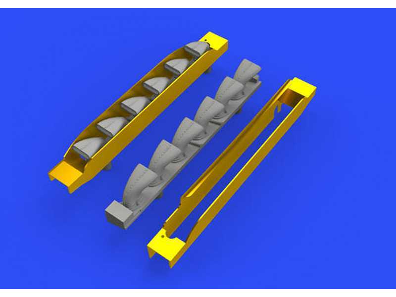 Bf 109G-6 exhaust stacks 1/48 - Tamiya - zdjęcie 1 Bf 109G-6 exhaust stacks 1/48 - Tamiya - zdjęcie 1
