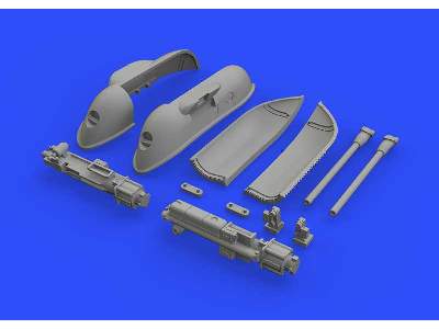 Bf 109G gun pods 1/48 - Tamiya - zdjęcie 8