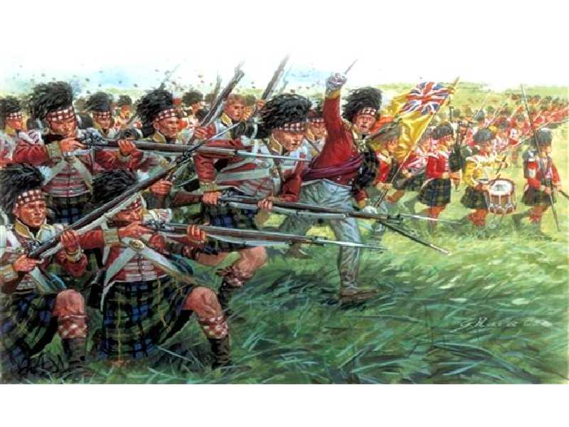 Figurki - Szkocka piechota - wojny napoleońskie - zdjęcie 1