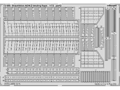 Shackleton AEW.2 landing flaps 1/72 - Airfix - zdjęcie 2