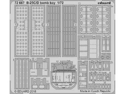 B-25C/ D bomb bay 1/72 - Airfix - zdjęcie 1