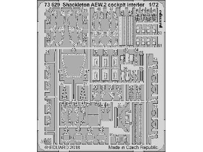 Shackleton AEW.2 cokpit interior 1/72 - Airfix - zdjęcie 2