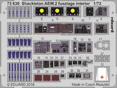 Shackleton AEW.2 fuselage interior 1/72 - Airfix - zdjęcie 1