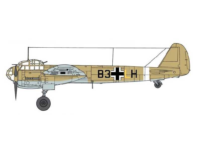 Ju88A-4 Schnell Bomber + obsługa naziemna - seria pomarańczowa - zdjęcie 1