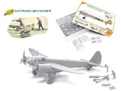 Ju88A-4 Schnell Bomber + obsługa naziemna - seria pomarańczowa - zdjęcie 2