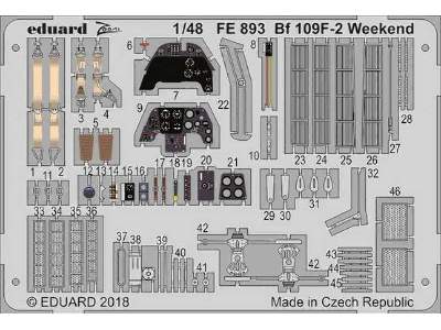 Bf 109F-2 Weekend 1/48 - Eduard - zdjęcie 1