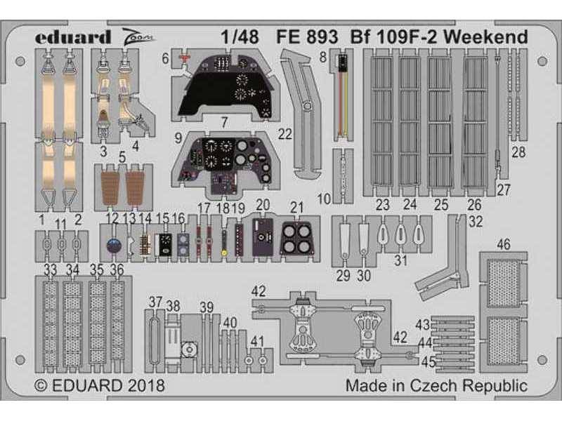 Bf 109F-2 Weekend 1/48 - Eduard - zdjęcie 1 Bf 109F-2 Weekend 1/48 - Eduard - zdjęcie 1