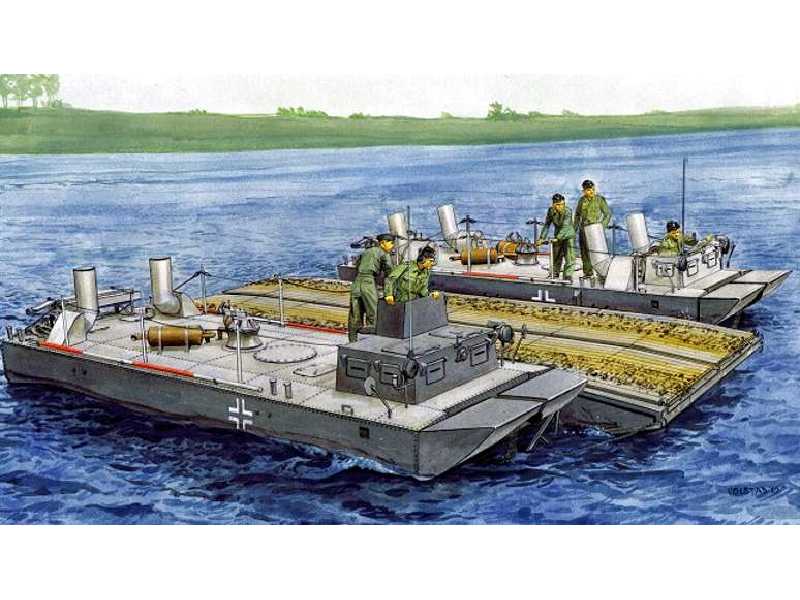 Panzerfahre Fahrendeck mit Gepanzerter Landwasserschlepper Prot. - zdjęcie 1 Panzerfahre Fahrendeck mit Gepanzerter Landwasserschlepper Prot. - zdjęcie 1