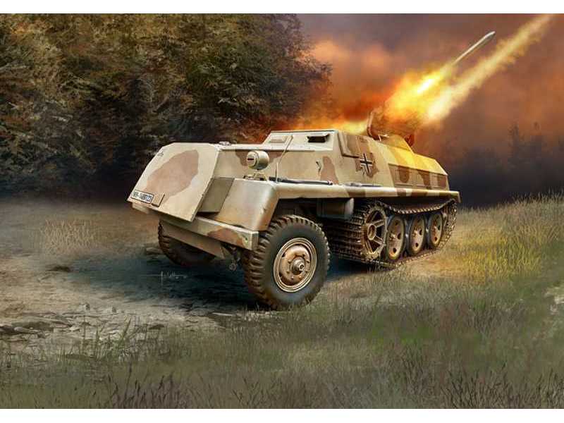 Ciągnik sWS z wyrzutnią pocisków rakiet. 15 cm Panzerwerfer 42 - zdjęcie 1 Ciągnik sWS z wyrzutnią pocisków rakiet. 15 cm Panzerwerfer 42 - zdjęcie 1