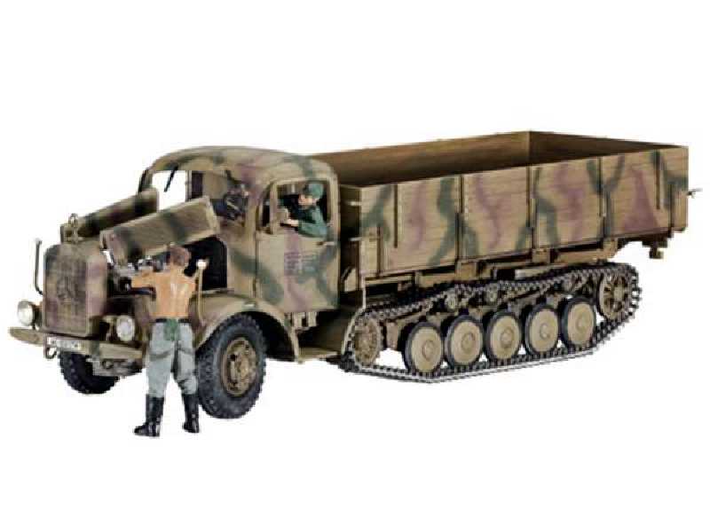 Niemiecki transporter półgąsienicowy L4500R "Maultier" - zdjęcie 1 Niemiecki transporter półgąsienicowy L4500R "Maultier" - zdjęcie 1