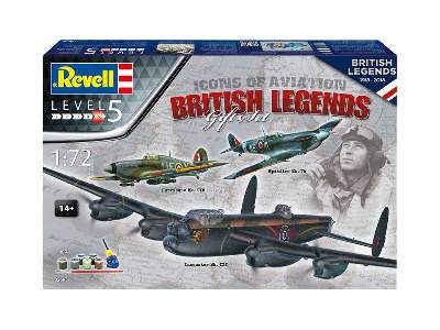 Legendy brytyjskiego lotnictwa - 3 samoloty - zestaw podarunkowy - zdjęcie 6