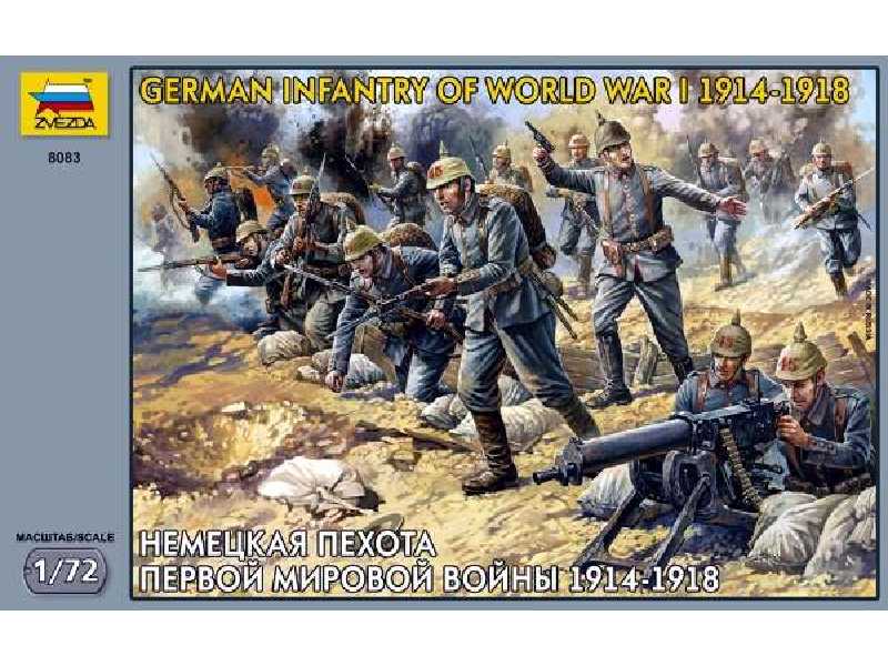 Figurki Niemiecka piechota - I Wojna Światowa 1914-1918 - zdjęcie 1 Figurki Niemiecka piechota - I Wojna Światowa 1914-1918 - zdjęcie 1