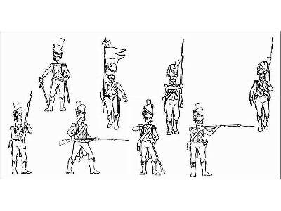 1808-1812 Napoleońska lekka piechota Carabiniers - zdjęcie 2