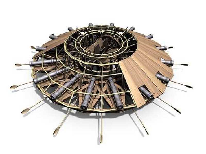 Leonardo Da Vinci Multi-Cannon Gunship - zdjęcie 1 Leonardo Da Vinci Multi-Cannon Gunship - zdjęcie 1