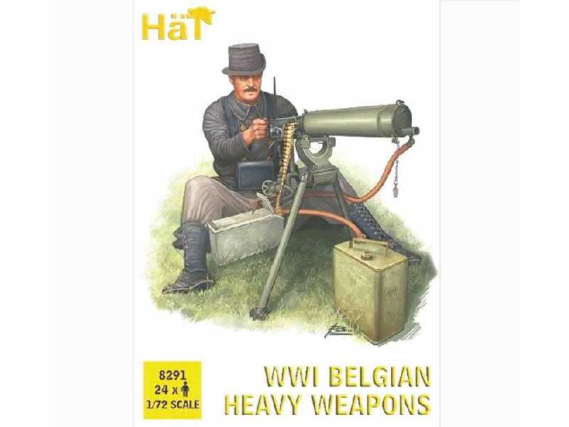 Piechota belgijska z ciężką bronią - I W.Ś. - zdjęcie 1 Piechota belgijska z ciężką bronią - I W.Ś. - zdjęcie 1