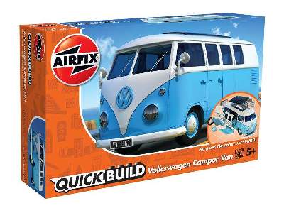 QUICK BUILD VW Camper Van niebieski - zdjęcie 4