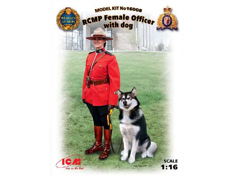 Policjantka z psem - Kanadyjska Królewska Policja Konna - zdjęcie 1
