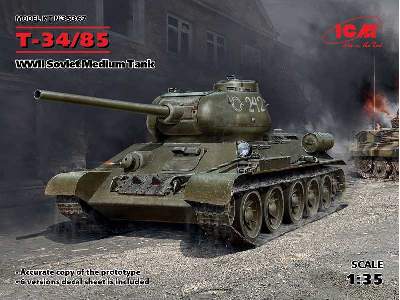 T-34-85 - sowiecki czołg średni - II W.Ś. - zdjęcie 15