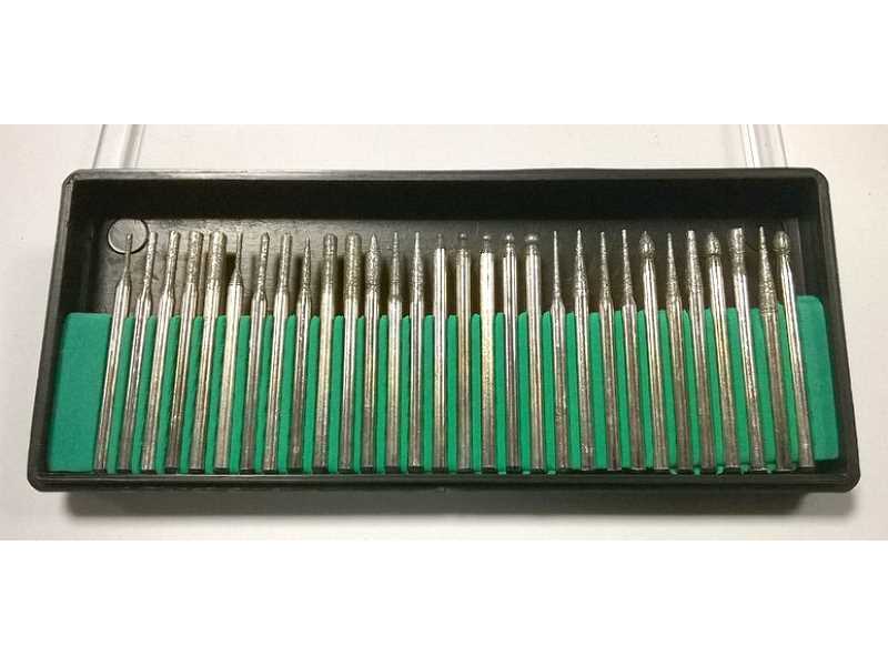 Frezy Diamentowe 3mm 30 Szt - zdjęcie 1 Frezy Diamentowe 3mm 30 Szt - zdjęcie 1