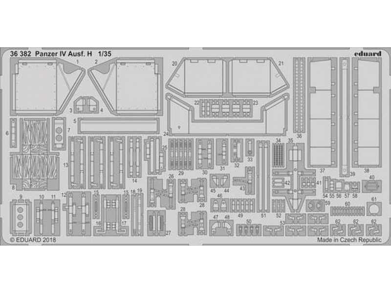 Panzer IV Ausf. H 1/35 - Academy - zdjęcie 1 Panzer IV Ausf. H 1/35 - Academy - zdjęcie 1