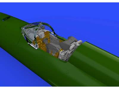 MiG-21MF cockpit late 1/72 - Eduard - zdjęcie 6