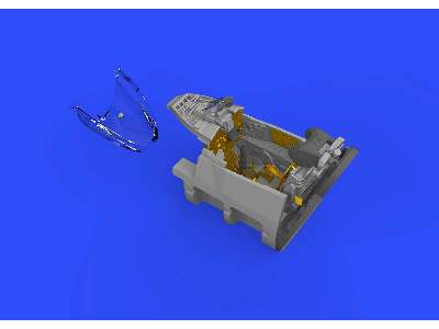 MiG-21MF cockpit late 1/72 - Eduard - zdjęcie 7